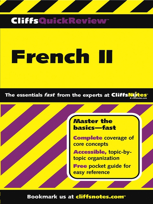 Title details for CliffsQuickReview French II by Gail Stein - Available